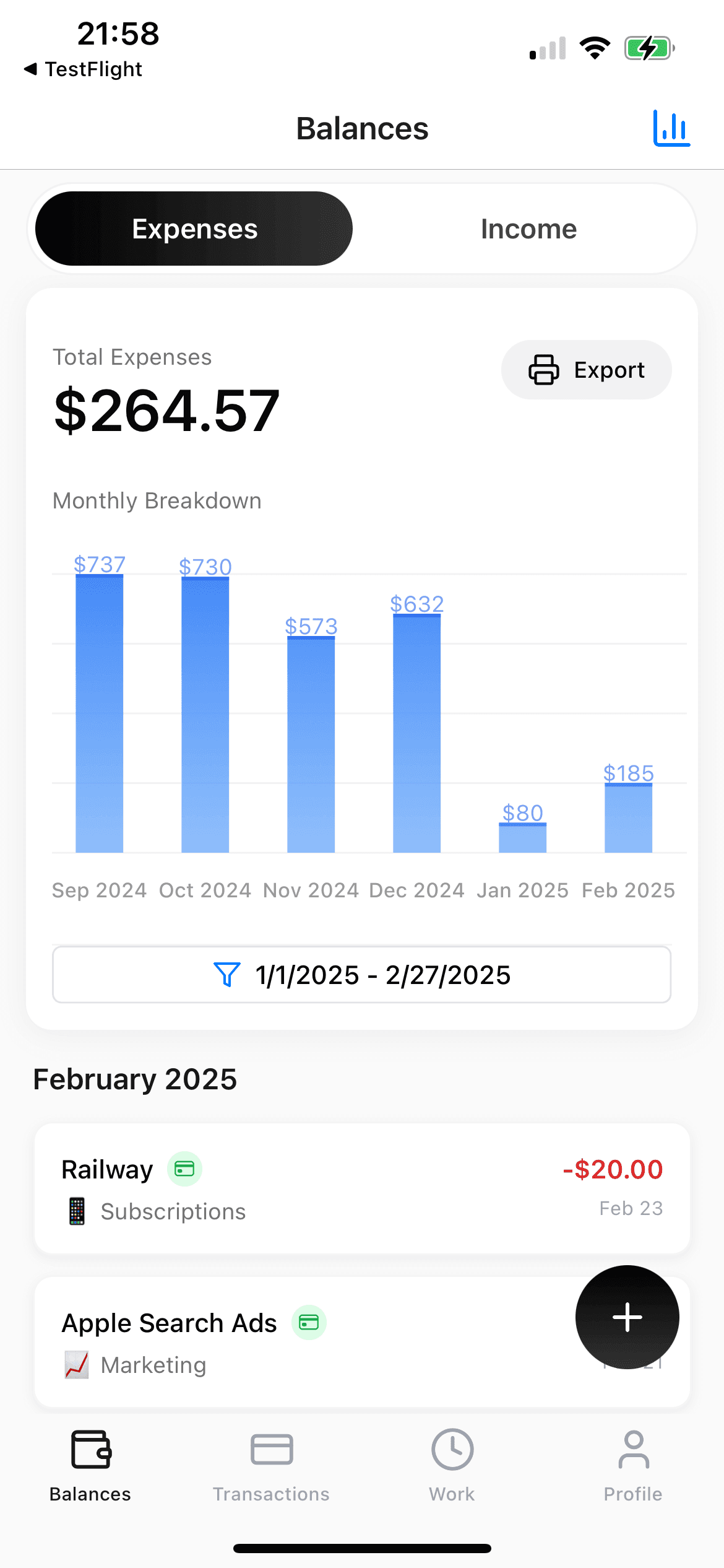 RCPT App Screenshot