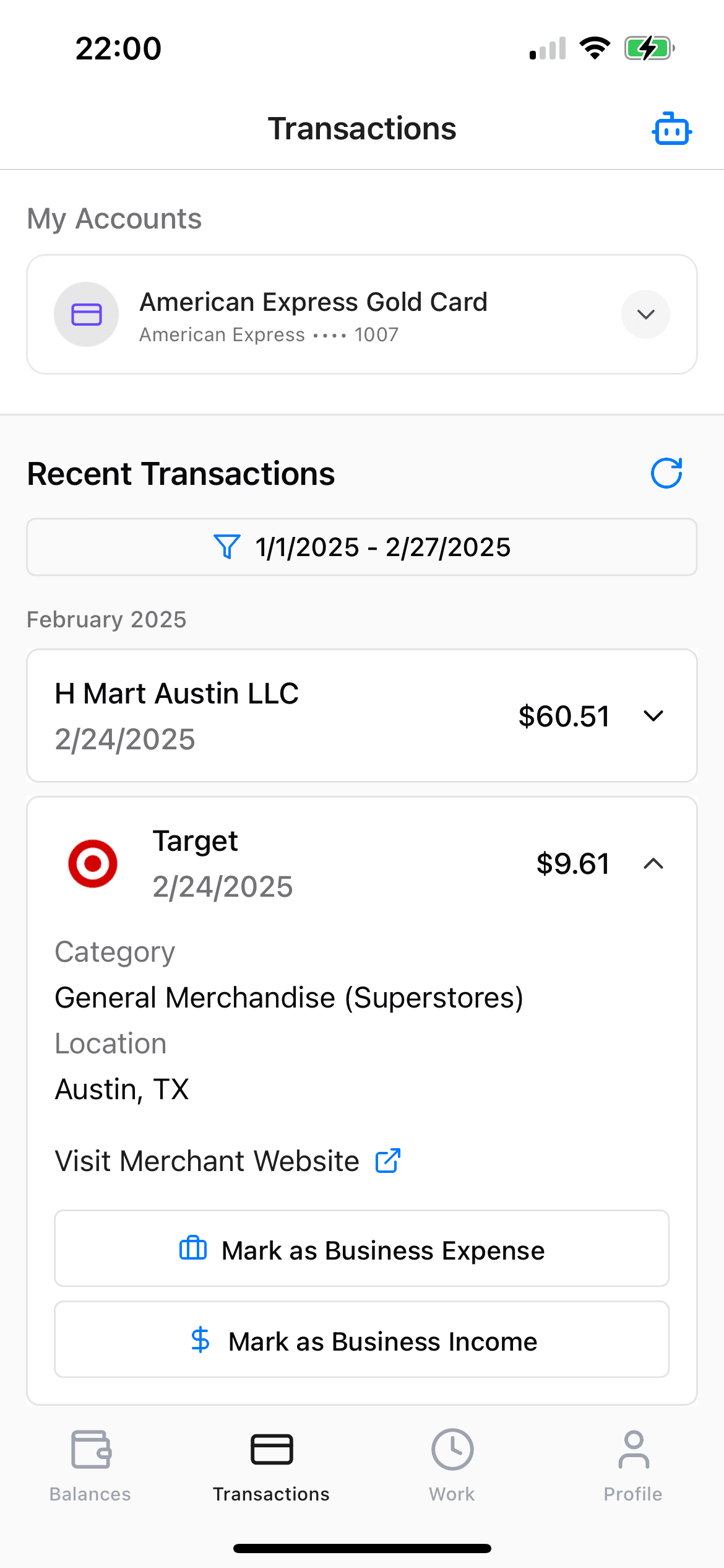 RCPT Transactions